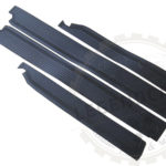 Mercedes W108 Wykładziny progowe Czarne | www.legendcars.eu